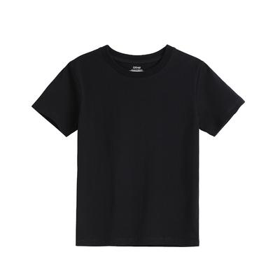 Tricou de vară din bumbac pentru băieți, cu mânecă scurtă, pentru fete, culoare uni, simplu, îmbrăcăminte pentru copii, tricouri pentru copii, topuri