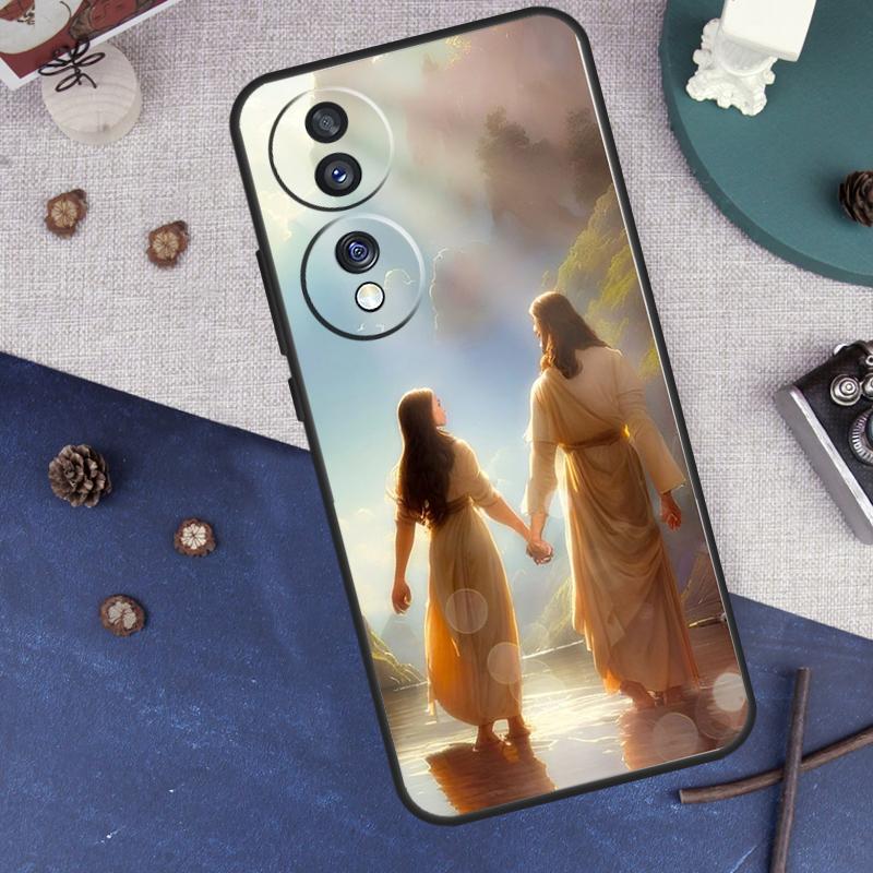 

New Faith Christian Religious Jesus Case For Huawei P20 P30 Pro P40 Lite P Smart Z Nova 9 Honor X8 X9a 50 70 Magic 5 Pro Cover Huawei P20
