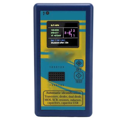 Transistor Tester 1.8 Inch TFT Color Screen NPN PNP Auto Identification Mosfet Automatic Checker