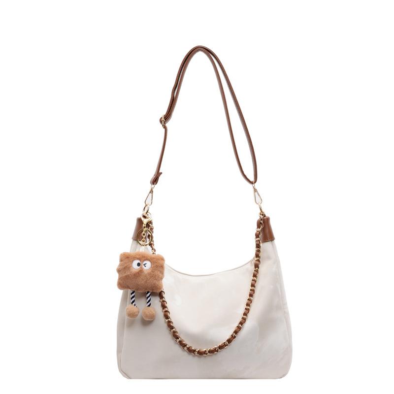 Large Capacity Bag Women's New Fashion Versatile Casual Shoulder Bag Student Commuter Messenger Tote Bag