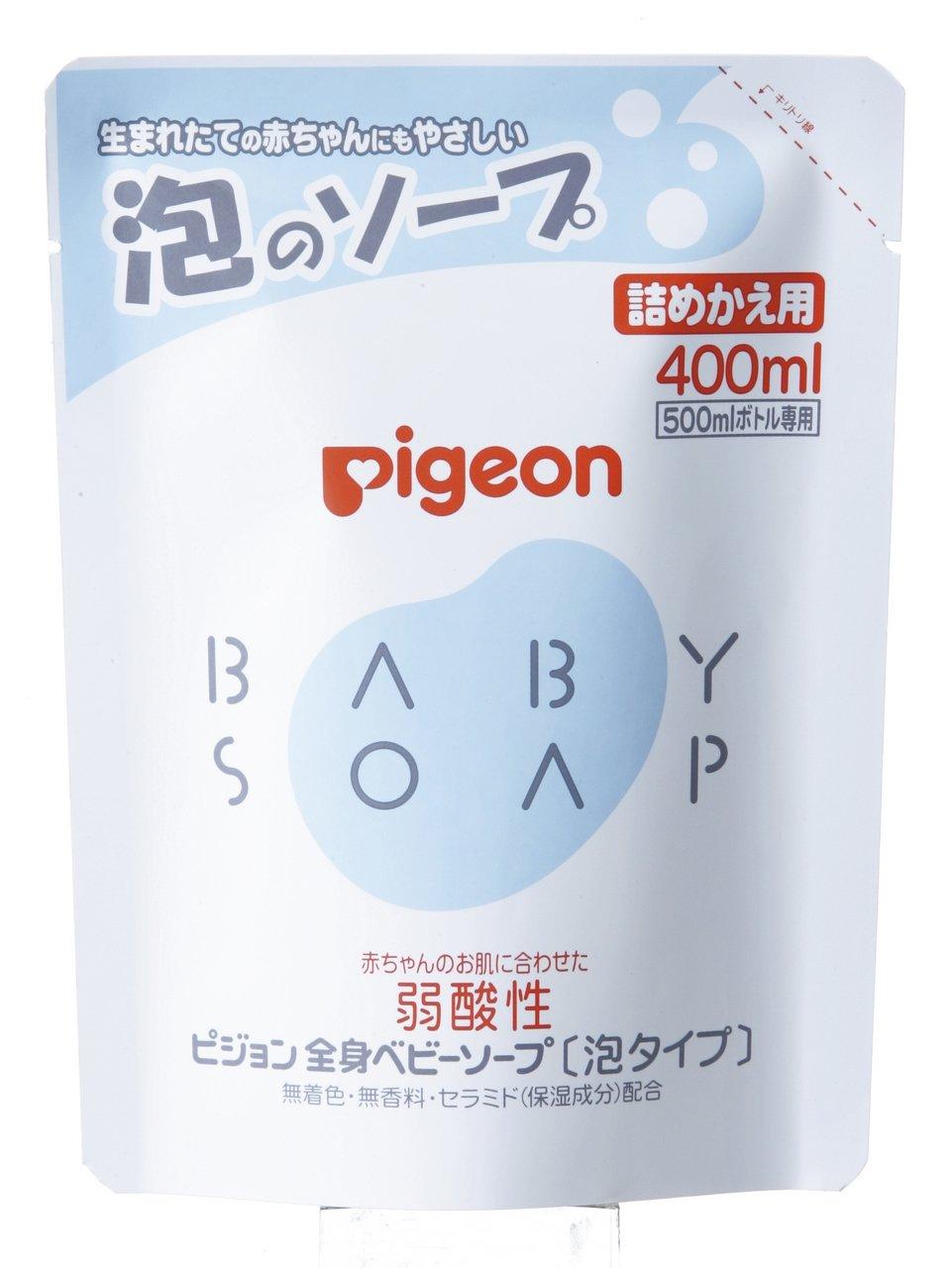 

Pigeon Детское мыло для всего тела, сменная упаковка 400 мл (Тип пены)