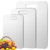 1 Pack Cutting Boards for Kitchen with Handle Double-sided Food-grade Cutting Board for Cutting Meats Fruits And Vegetables