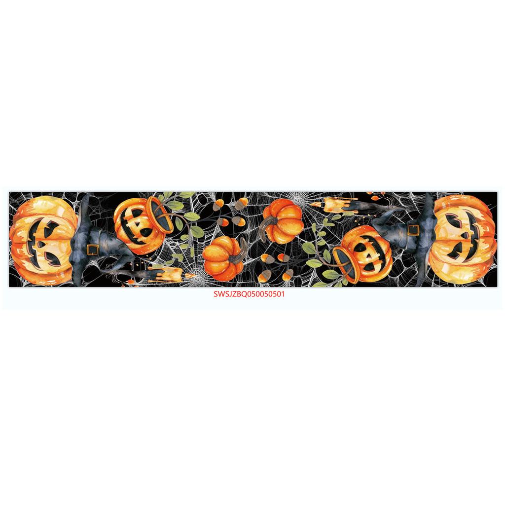 Halloween Table Mat Tablecloth Ghost Festival Horror Party Tabletop Decoration Table Flag