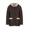 Jiu Zi Anna Kou Women's Reversible Hooded Wool-Lined Barn Coat