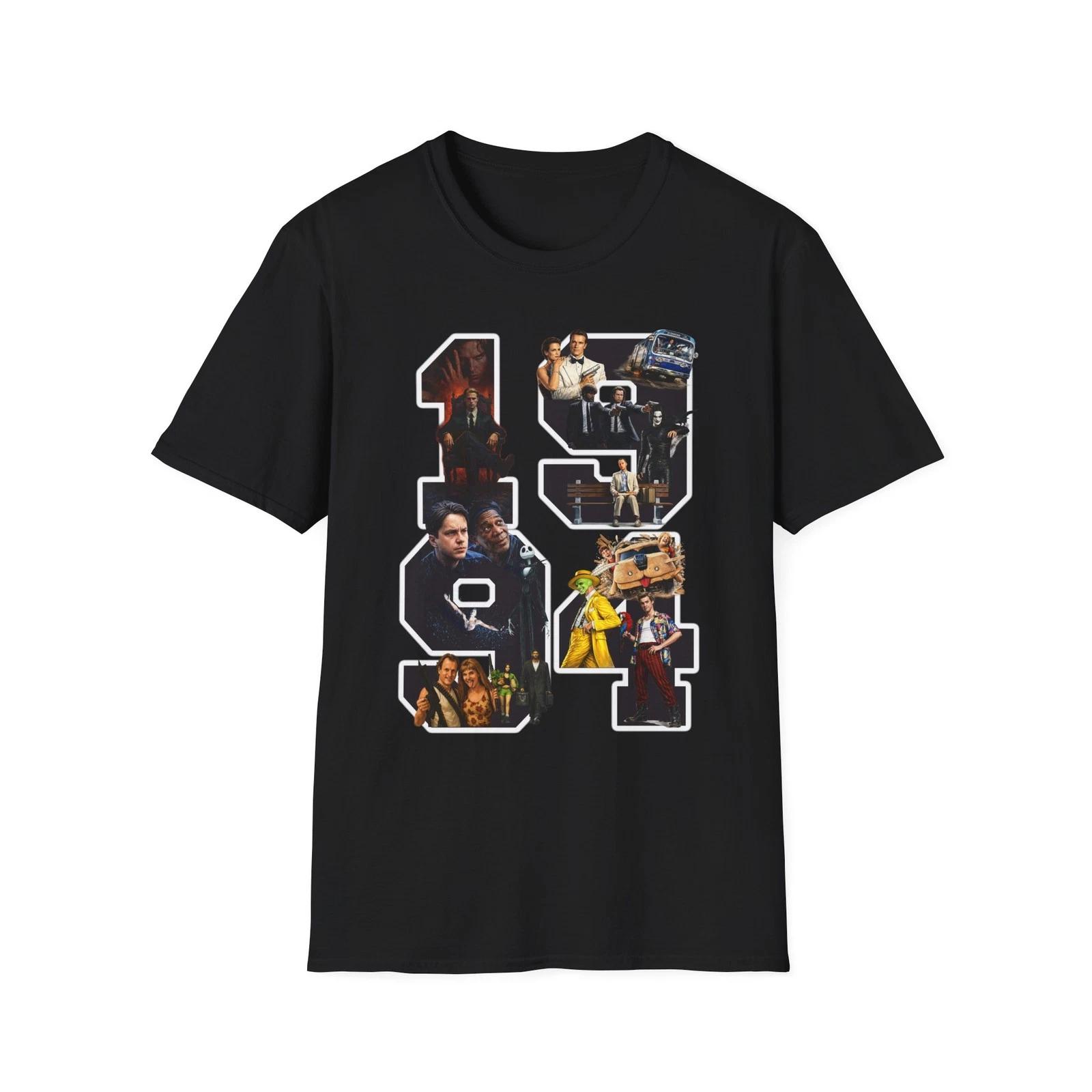 1994 Popular Movies T-Shirt | Retro Film List Tee M