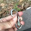 Stainless Steel Keychain Bottle Opener Multifunctional Carabiner Multifunctional Outdoor Keychain Ring Bag Pendant