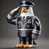 Eagle Tribute Sculpture,Veteran Thank You Table Top Statue for Memorial Day & Veterans Day Patriotic Home Office Decor (Army)