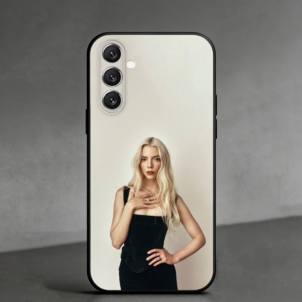 A-Anya Taylor-Joy Handyhülle Für Samsung Galaxy A91,80,73,72 ,71,53,52,32 ,31,22,21s,20,Weiche Schwarze Hülle