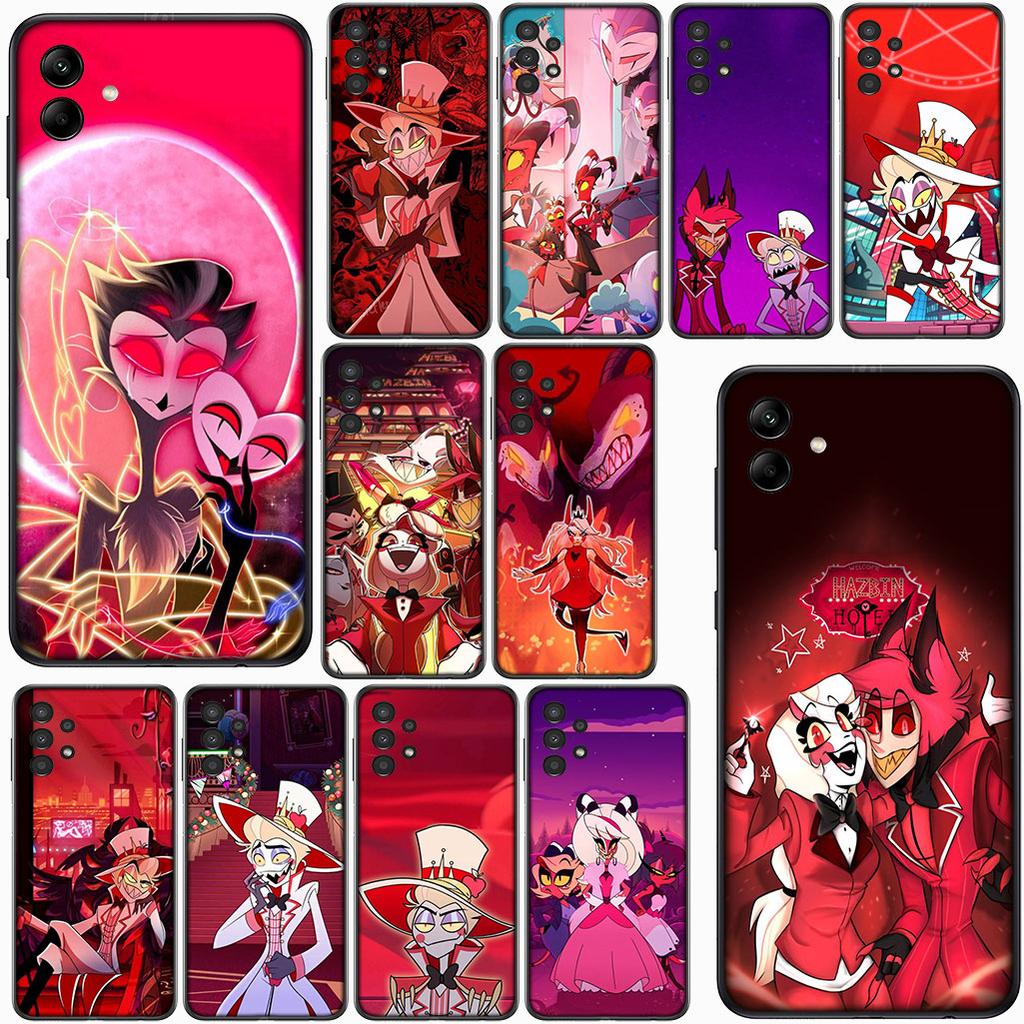 for Xiaomi Redmi Note 12 10 11 9 Pro 10C 12C 9T 9A 10A 12S Note11 Note12 5G 4G Case Dust H-Hazbin Alastor Hotels Charile Angel