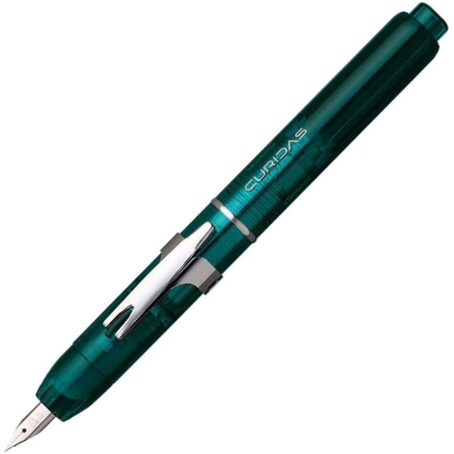 Platinum CURIDAS Knock Fountain Pen Urban Green Extra Fine Nib PKN-7000#43-1