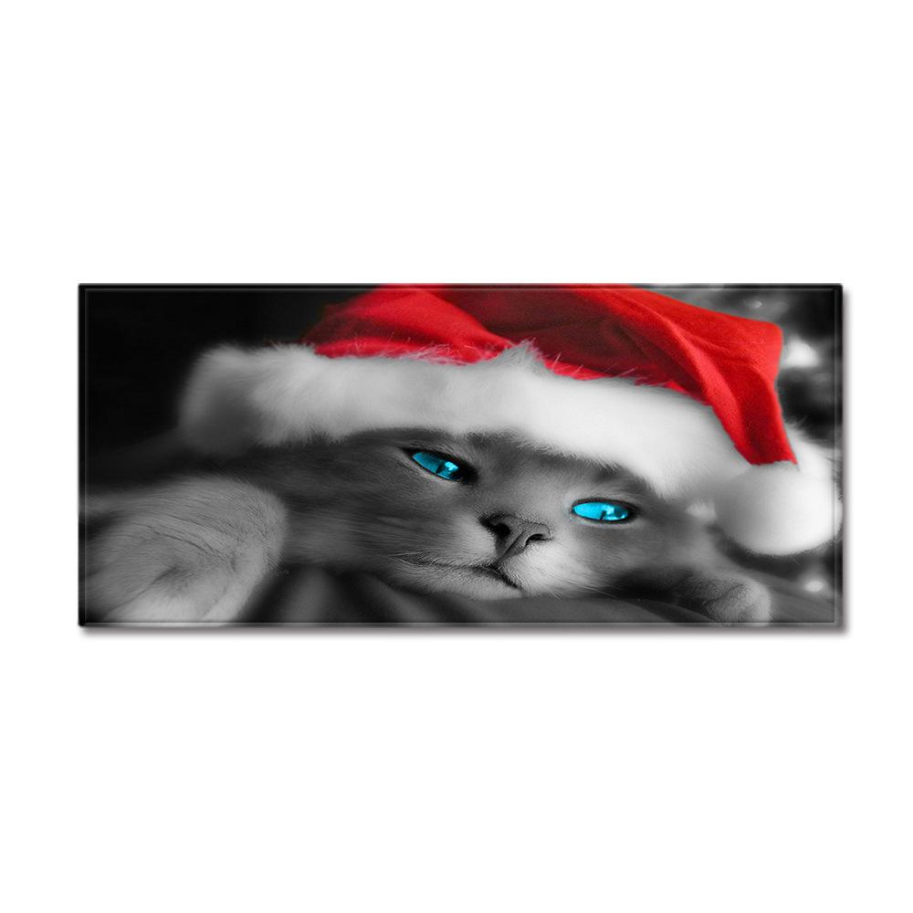 Christmas Household Bathroom Absorbent Non-Slip Mat Living Room Kitchen Sand Carpet Doormat Long Floor Mat