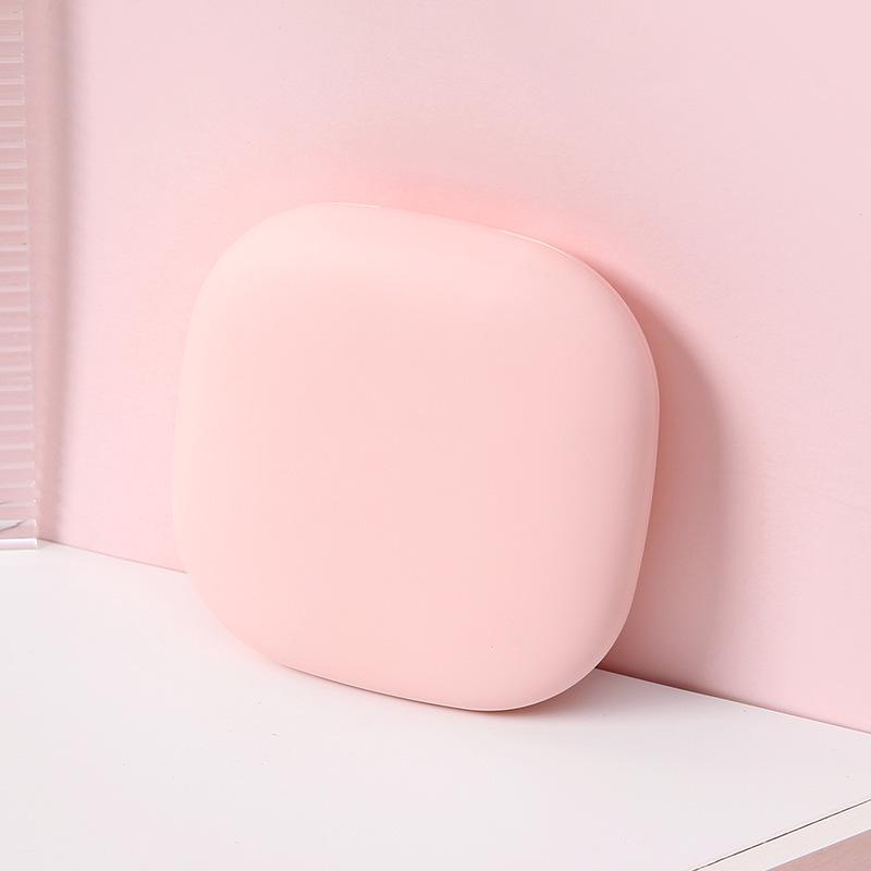 Rechargeable Portable LED Makeup Mirror with Light, Double-Sided, Custom Magnification, Compact Folding Design