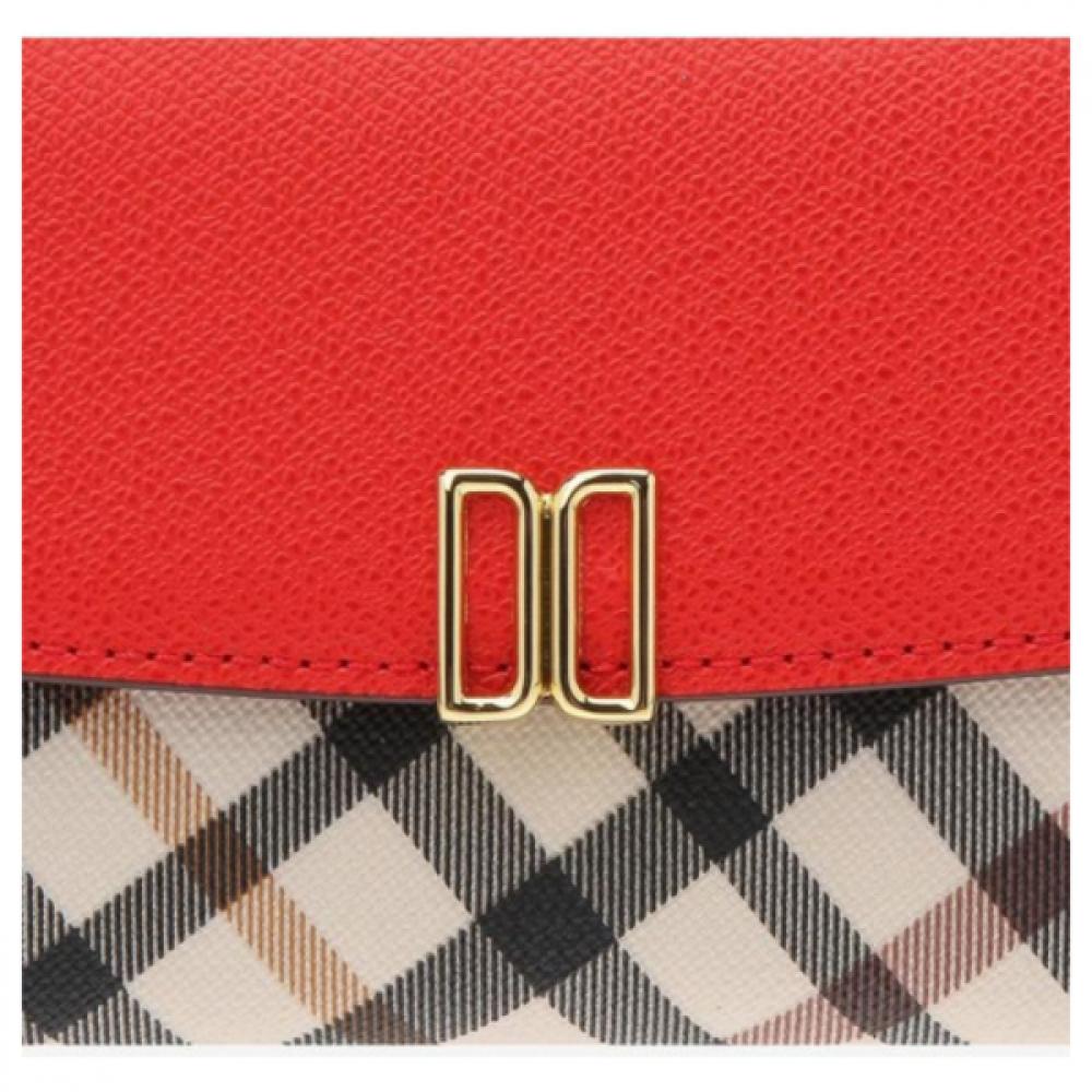 Daks Red Leather Mini Wallet Model Dcwa1e408r2