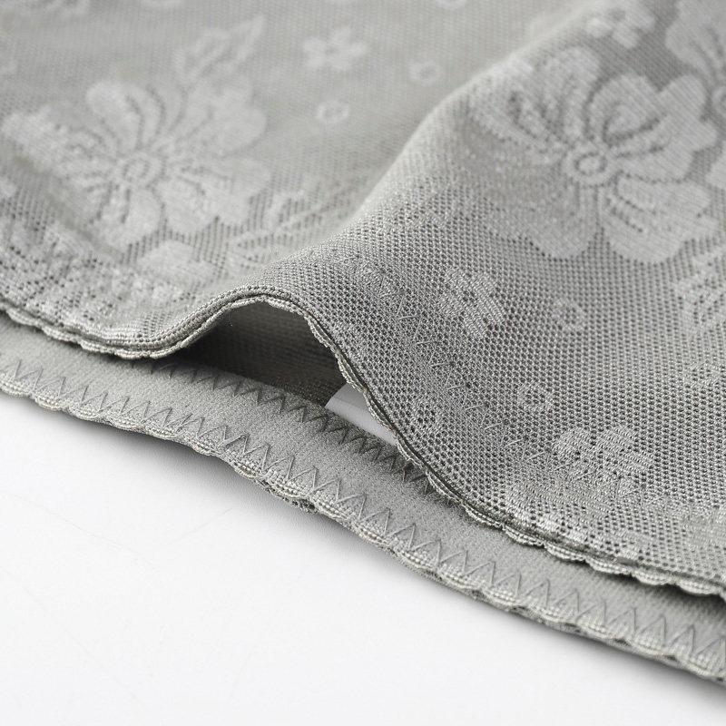 Women High Waist Front Hook Floral Jacquard Tummy Control Seamless Butt Lifting Slim Shape Briefs