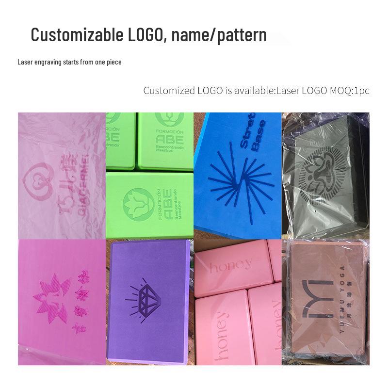 Eva High-Density Yoga Brick for Fitness, Leg Stretching, and Dance Practice - Suitable for Adults and Children