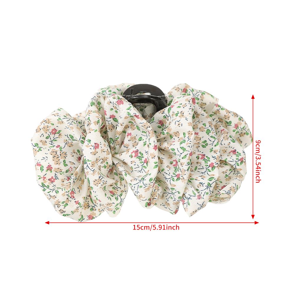 Large Fabric floral patterns Hair Clips Hairpin Fashion Hair Accessories Hair Claw For Women Girl