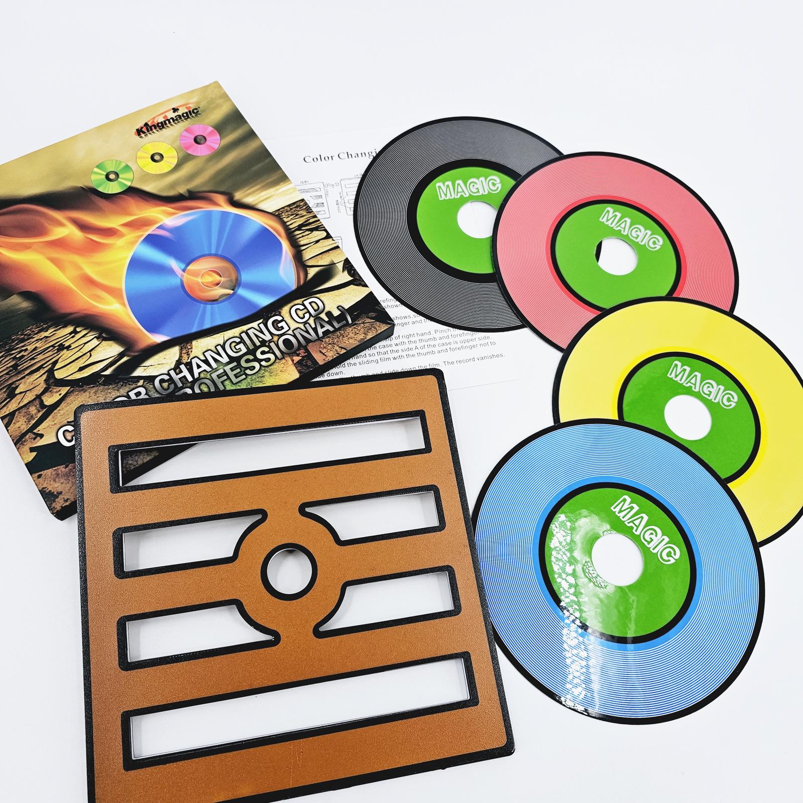 G1470 Professional Color-Changing CD Magic Props for Stage Shows and Festivals