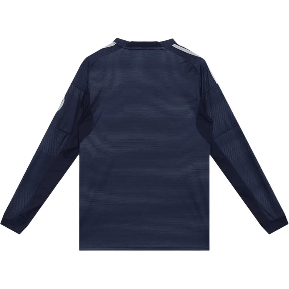 adidas Real Madrid 25/26 Trasferta Versione Tifoso Aderente Elegante Manica Lunga Morbida Maglia da Calcio Uomo maglia JP3939