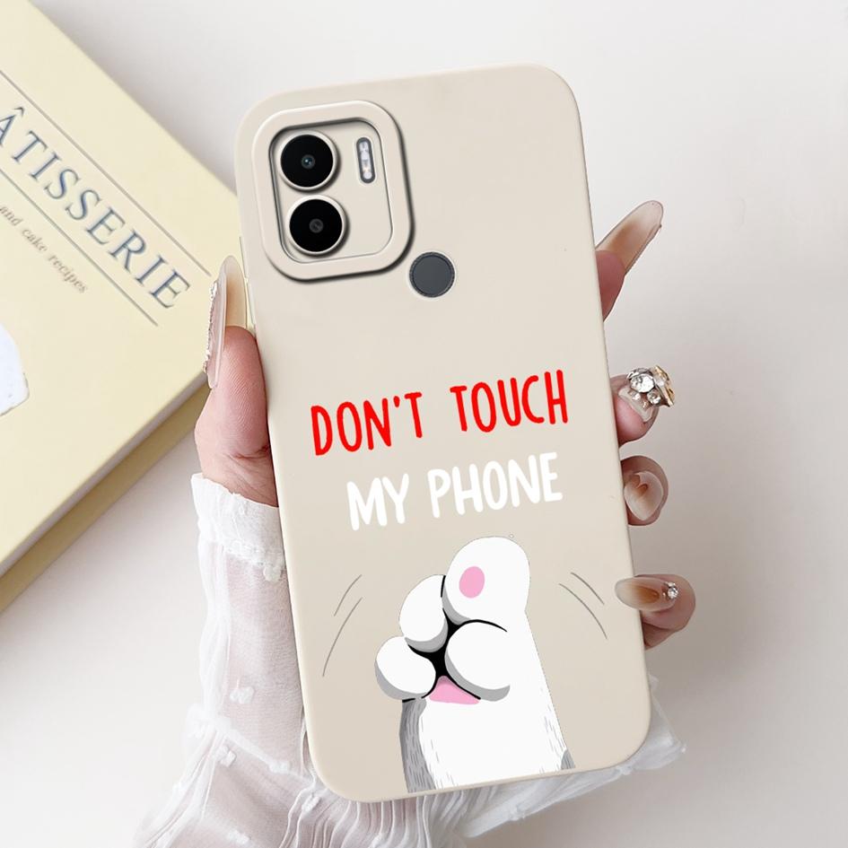 For Xiaomi Redmi A1 Case Cover Redmi A2 Capa Cartoon Bumper Liquid Silicone Shockproof TPU Soft Case On Redmi A1 A2 + Plus Funda