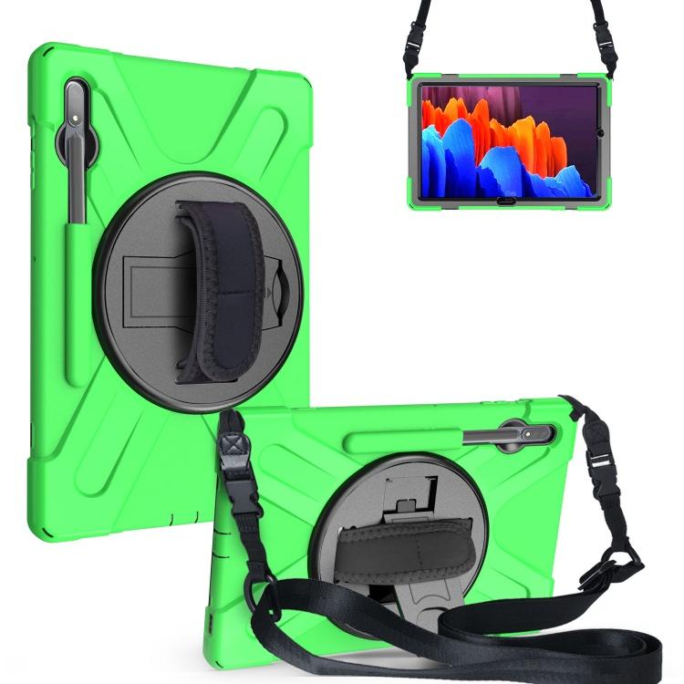 Full Body Shockproof Tablet Cover for Samsung Galaxy Tab S7 FE 12.4 T730 With Hand Strap Rotating Kickstand