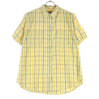 Schönheitsprodukte STJOHN’sBAY 90er Jahre Altes Karomuster Kurzarm Baumwollhemd Damen Gebraucht
