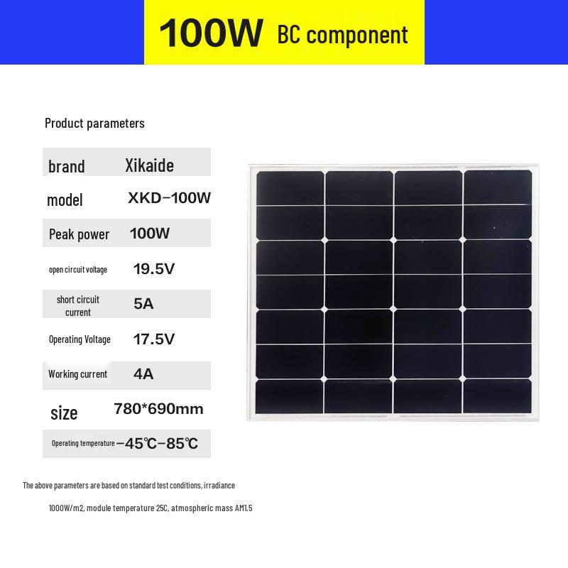 Brand New 200W Monocrystalline Solar Panel for 12V/24V Photovoltaic Power System - Free Shipping