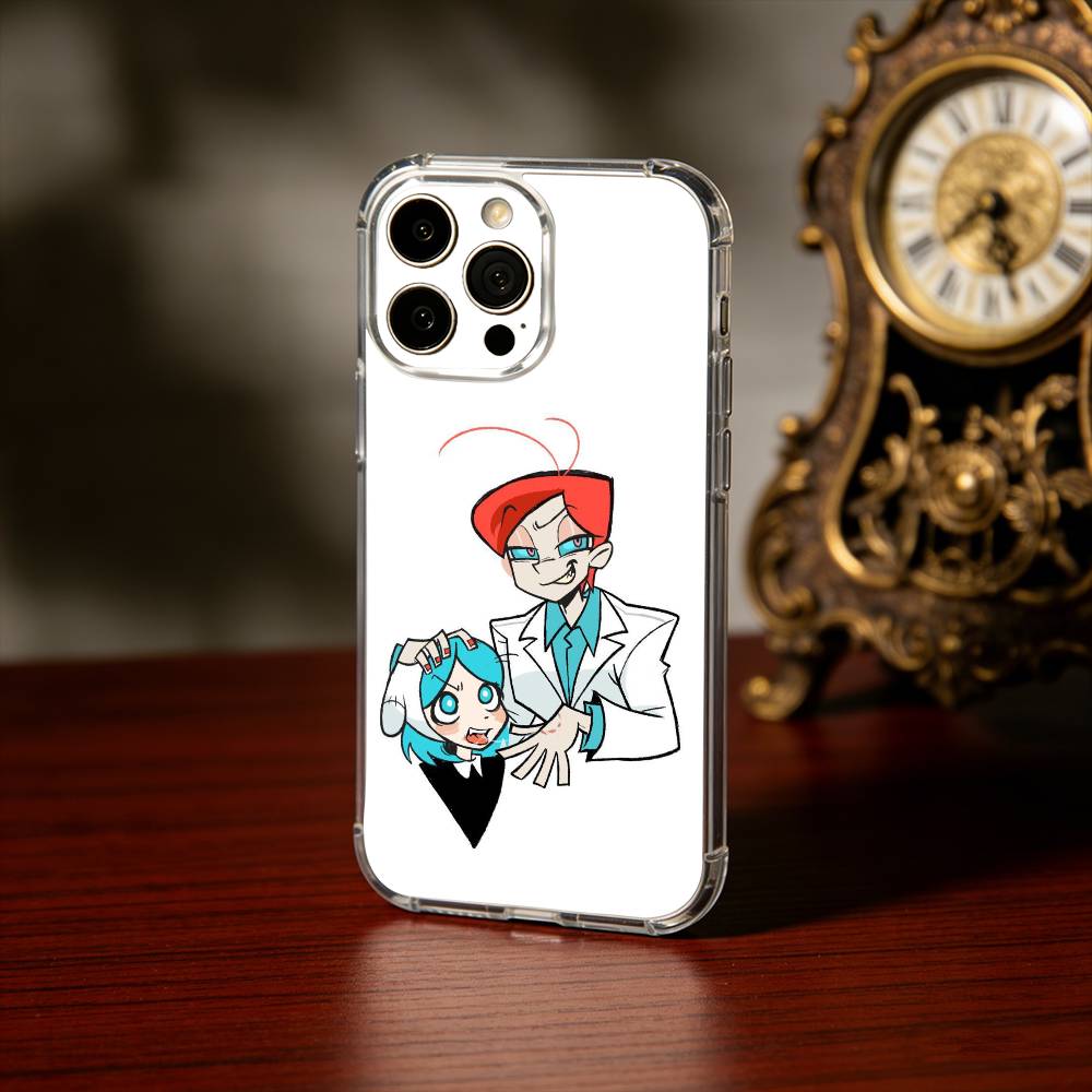 Y2K P-Psycho C-Cuties Phone Case For iPhone17,16,15,14,13Pro Max,us,Soft Silicone Transparent Cover