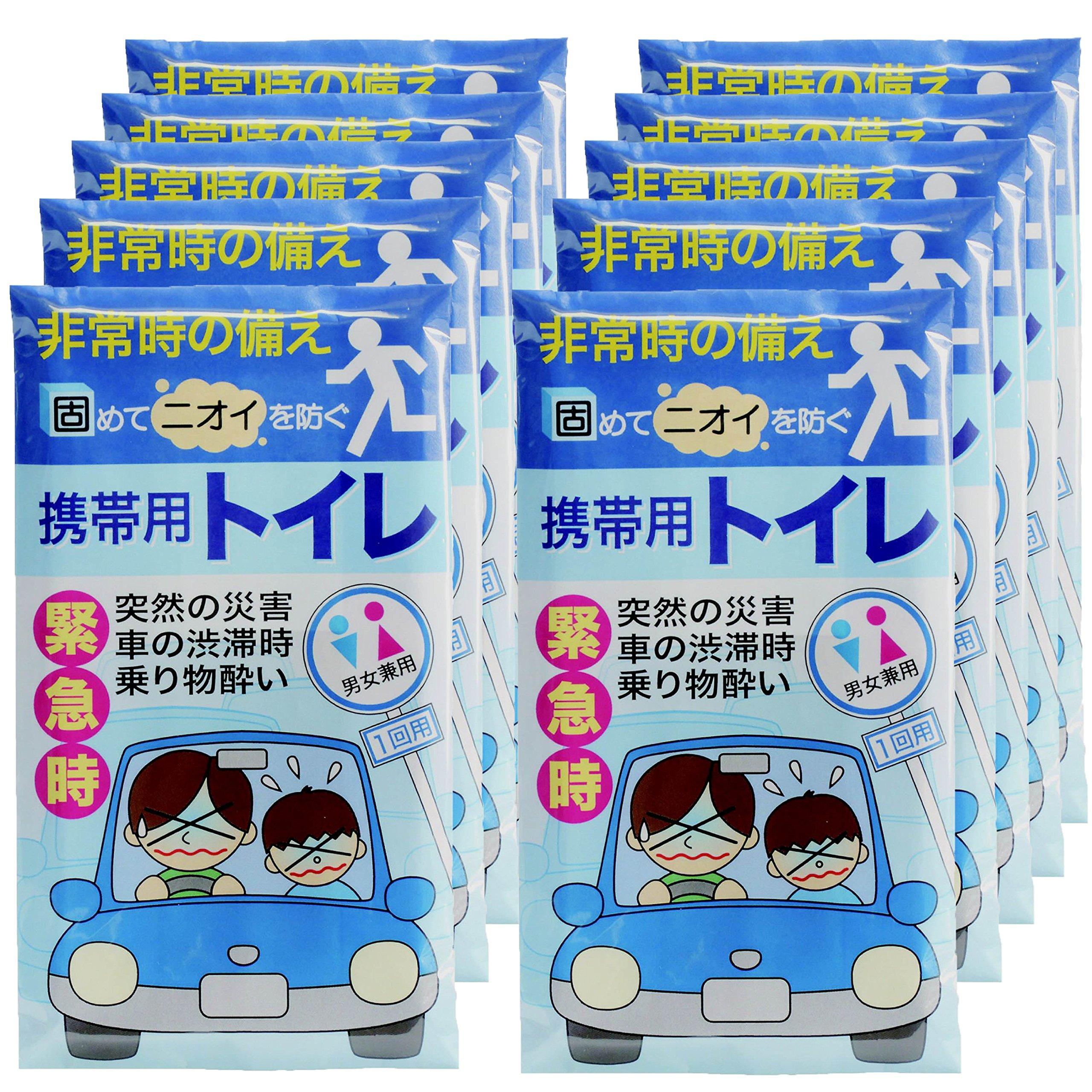 

Переносной туалет, укрепленный полимерной абсорбирующей смолой, с мешком 500 куб. см 10P6485 для домашнего использования