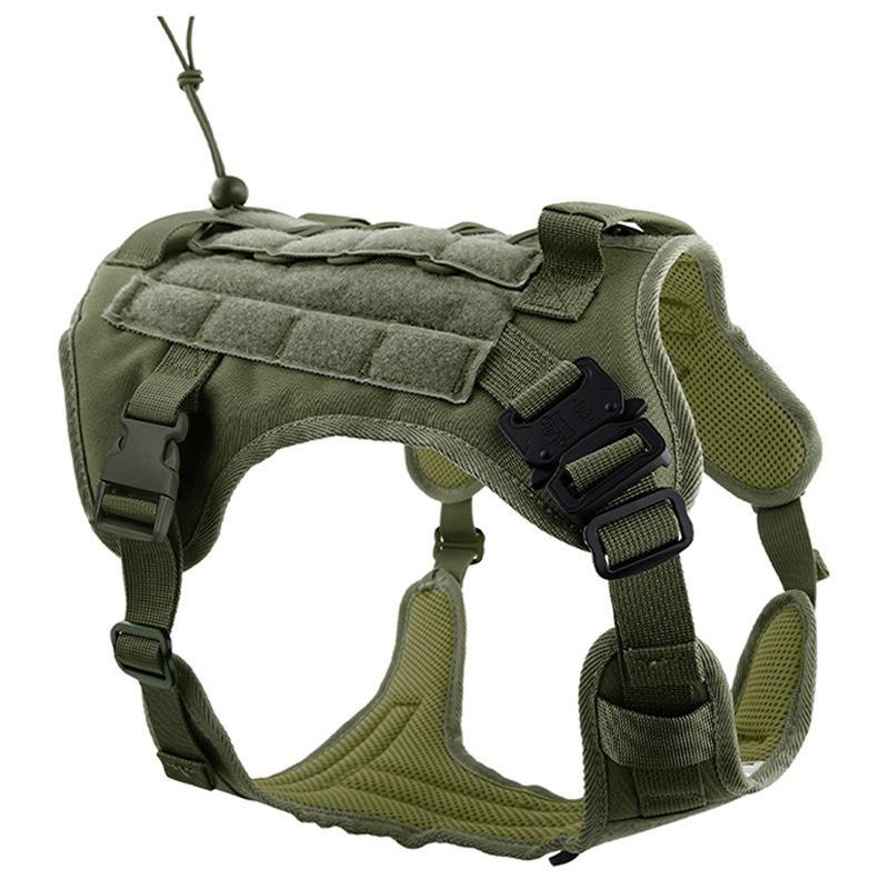 Adjustable Dog Harness Small Medium Large Breeds Waterproof Tactical Vest Outdoor Walking Safety Belt