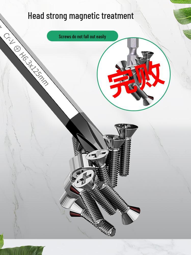 Multi-Function Screwdriver Tool Set: Cross-Head, Slotted, Torx, Flat-Head, Hammer-Compatible
