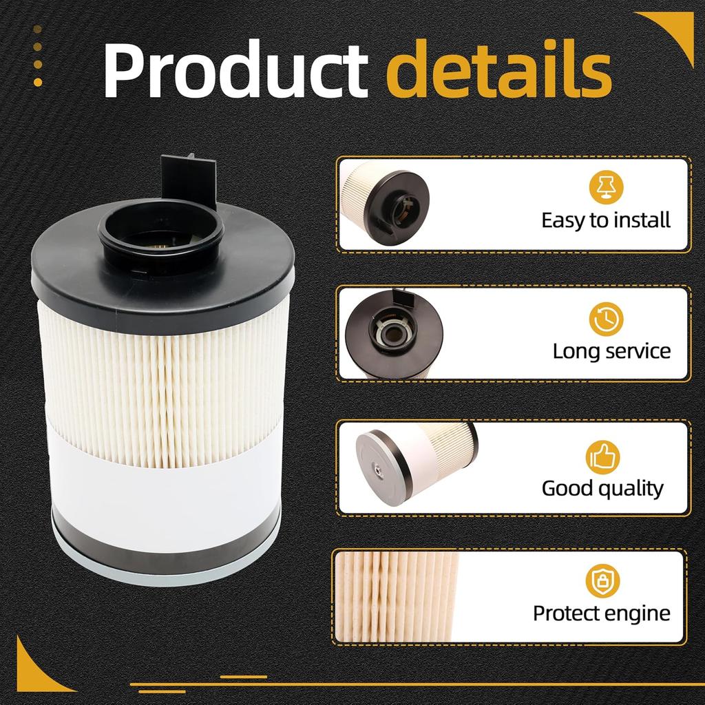 FS20083 Fuel Filter Water Separator Fits for Cummins ISX DD13 DD15 | Fits for Cummins ISX DD16 Detroit Diesel Engines OE# A0000905051 FS20083 A48507