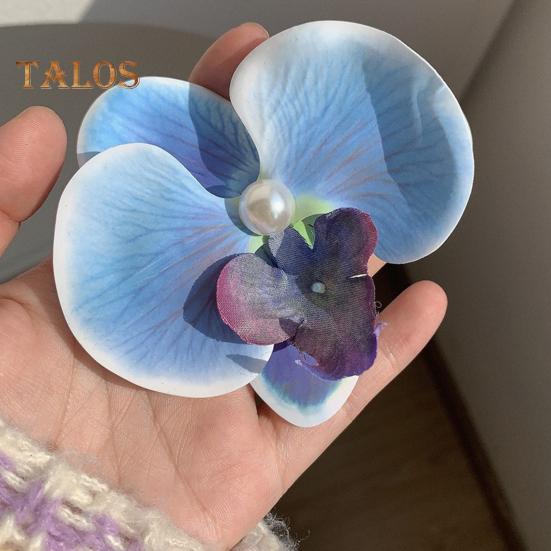 Women Hair Clip 3D Flower Decor Strong Grip Bang Hair Pin Photo Shoot Flower Styling Hairpin Hair Accessories