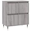 VidaXL Buffet Sonoma gris 60x35x70 cm Bois d'ingénierie 831210