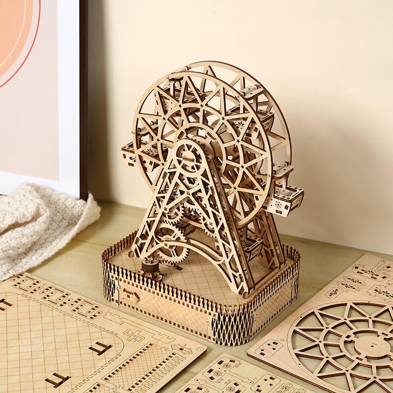Wooden Ferris Wheel 3D Puzzle