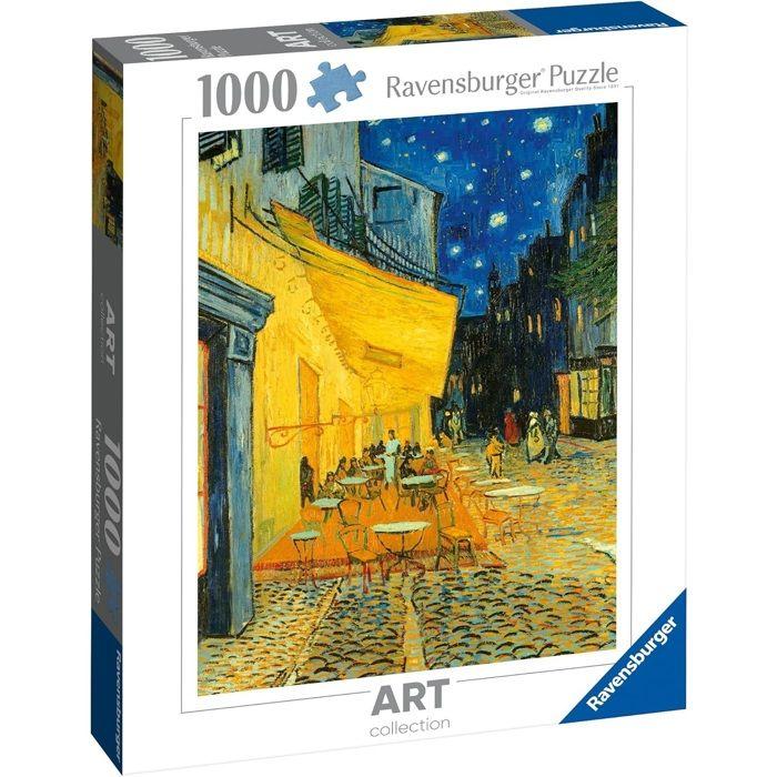 Puzzle ravensburger terrasse de café, le soir (van gogh) 1000 pièces