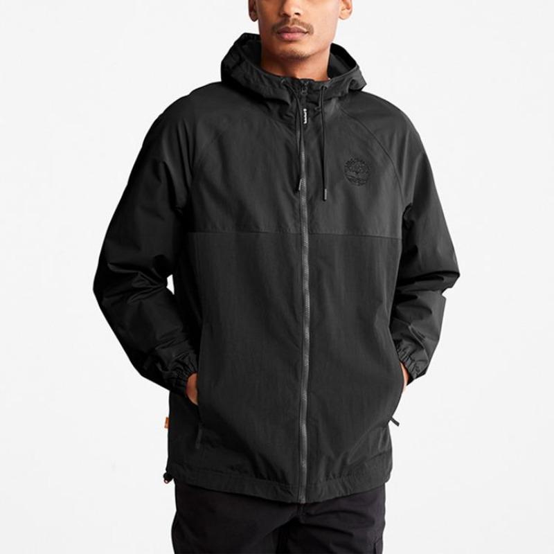 Timberland Giacca Impermeabile Casual da Esterno da Uomo Giacche Nere A6QK9-001