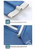 Women's Three-Quarter Sleeve Hotel Attendant Uniform with Print Embroidery