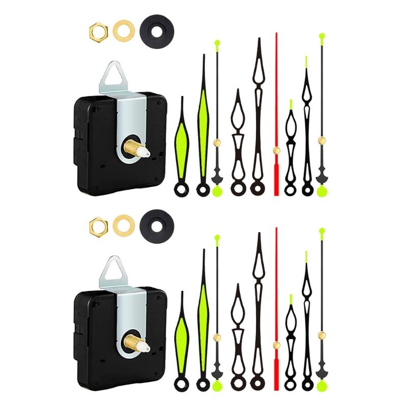 Silents Clock Mechanism Replacement Kits, Battery Operated Clock Movement Parts with Clock Hand DIY Clock Repair Parts