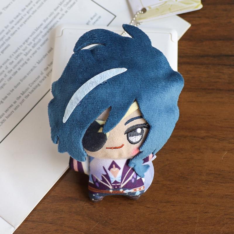 Pendentif Porte-clés Ornement en Peluche Chibi Tartaglia Genshin Impact