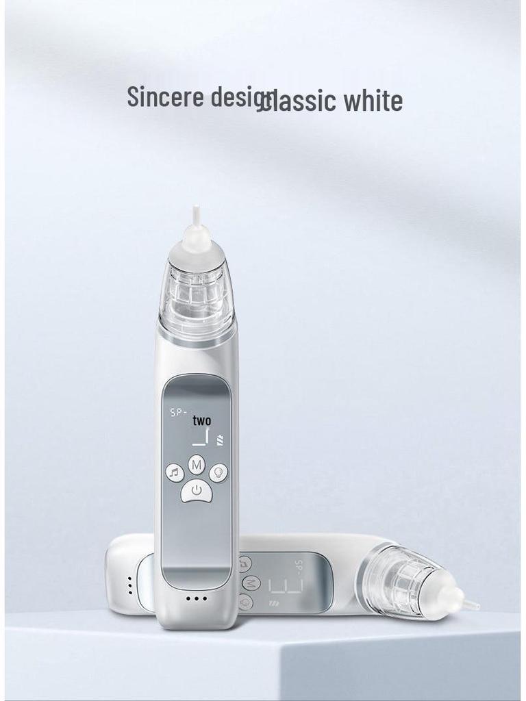 Silicone Electric Baby Nasal Aspirator - Safe Snot and Booger Cleaner