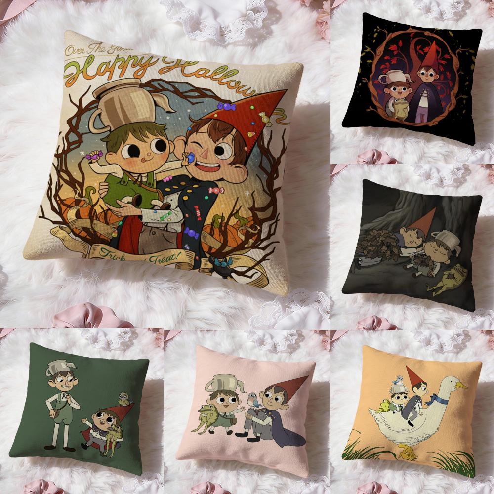 anime Over The Garden Wall Cushion Cover Premium Comfort Reversible Pillow Cove -Two in One Design for Any Room & Car Interior
