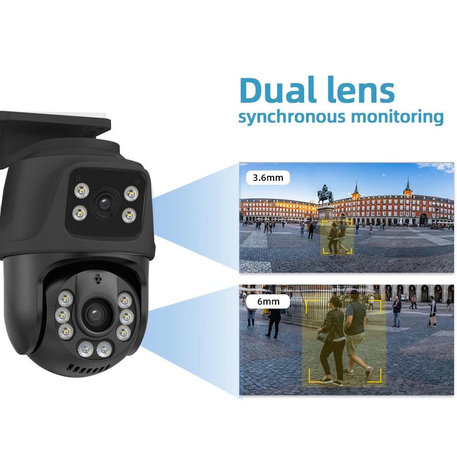 "4K POE Network Surveillance Camera Set with Binocular Gun Ball and CCTV Monitoring"
