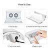 Nail Dust Collector Salon Dust Mat U-Shaped Nail Vacuum Cleaner Plus 2 Dust Bags Low Noise Nail Vacuum Cleaner