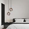 2026 Creative Bedroom Bedside Chandelier Ice Design Sense Restaurant Light Porch Lava Shape Fishing Line Chandelier Glass Hot