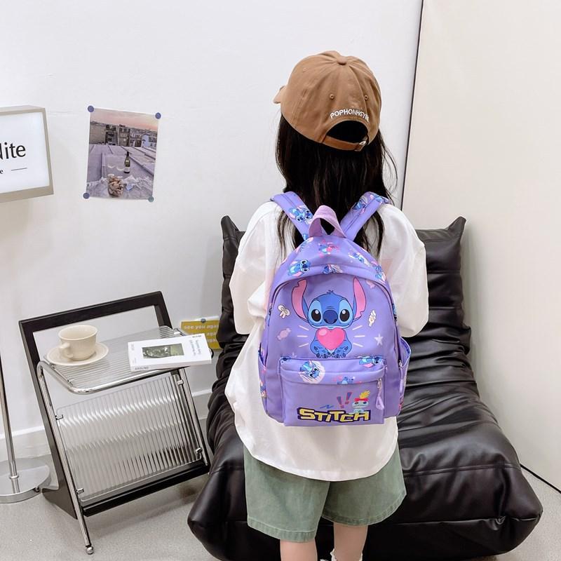 Kindergarten Primary School Students Schoolbag Cartoon Animation Foreign Style Printing Boys And Girls Backpack Travel Children Backpack