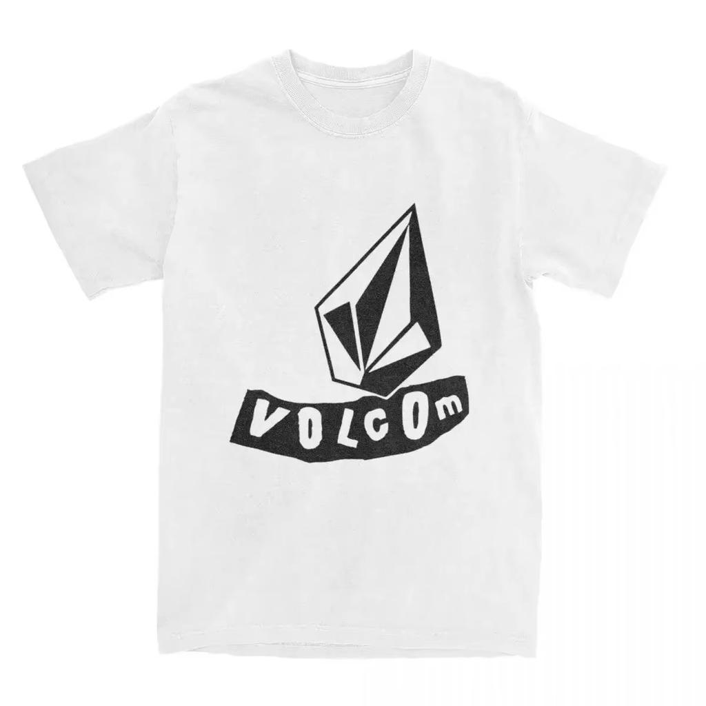 Hot Selling Volcom Obsidian Summer T-Shirt for Men in 2025, Comfortable and Fashionable Short Sleeved High-Quality pro choice
