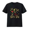 Womens Oh Sip Its A Girls Trip T Shirt Fun Wine Par Women S for Trendy Look Vintage Washed Graphic Casual
