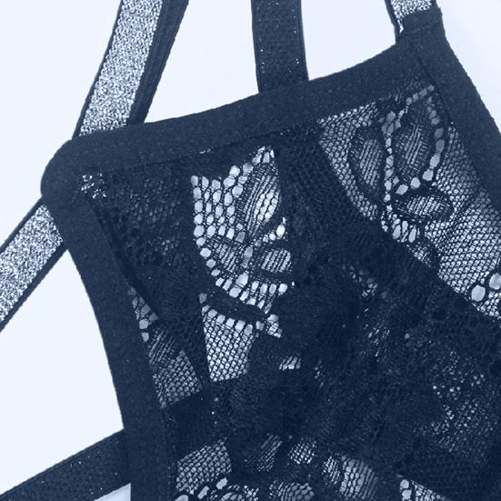 Sexy ženy Tanga G-string Nízký pas Průhledný Průsvitný Dutý Květinová Krajka Drahokamy Ramínka Prodyšné Měkké Dámské Spodní prádlo Krátké kalhotky