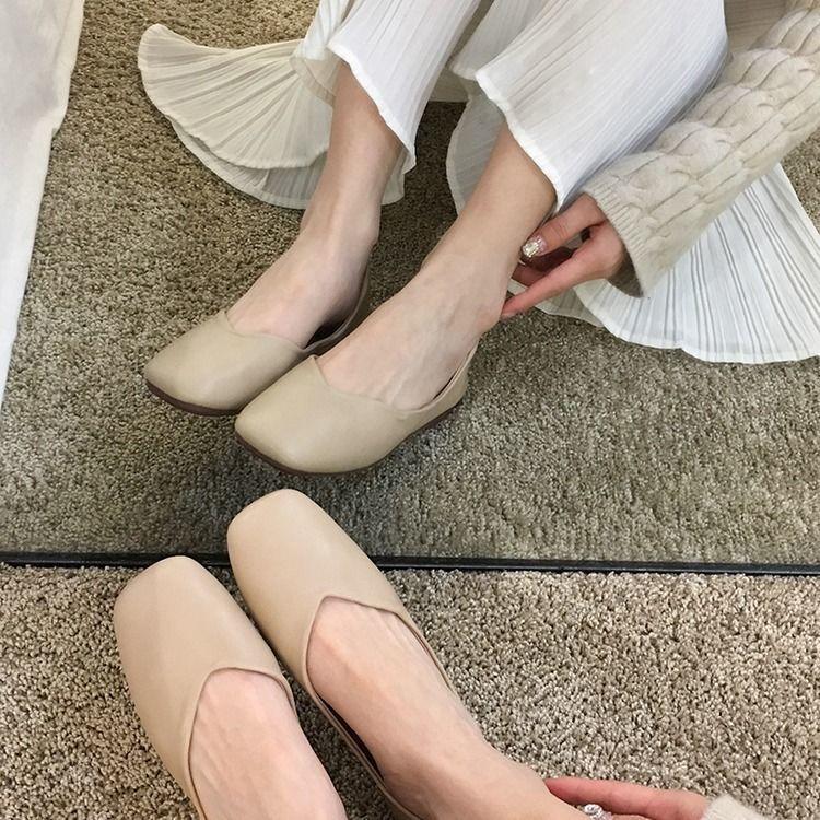 

Женские туфли на плоской подошве Слипоны Квадратный носок Мокасины Женская обувь Стильные Популярные Удобные и Элегантные Дешевая Распродажа Ликвидация 40