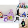 Cartoon Anime Children Crossbody Bag With Nylon Material And Capybara Pattern Prints For Kindergarten
